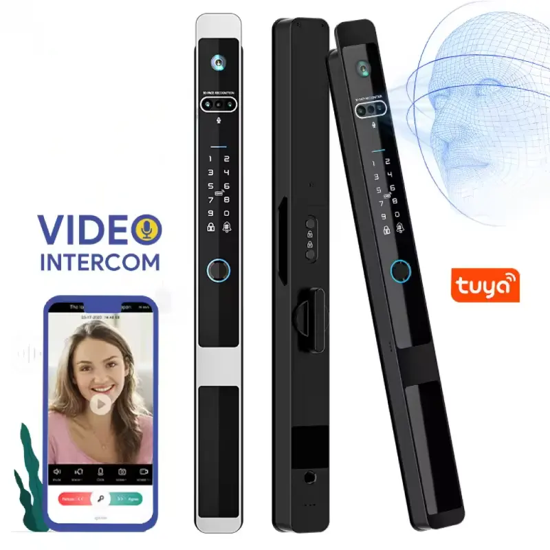 Smart Door Lock With Camera Intercom - Camera Video Intercom Waterproof IP65 Automatic