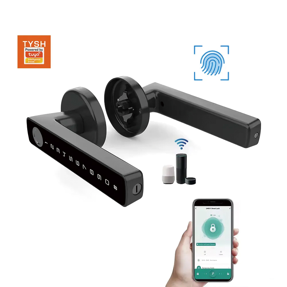 Smart Door Lock Fingerprint Wifi - TYSH Tuya Smart Automatic Security Biometric