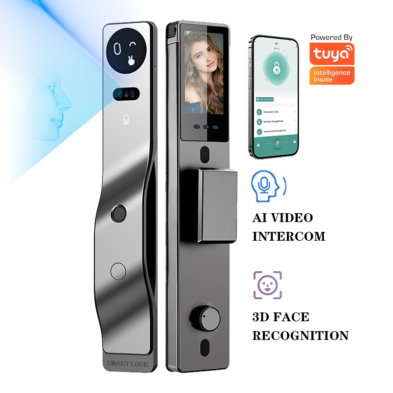 Smart Door Lock 3D Face Palm Vein - 3D Face Recognition Electronic Smart Door
