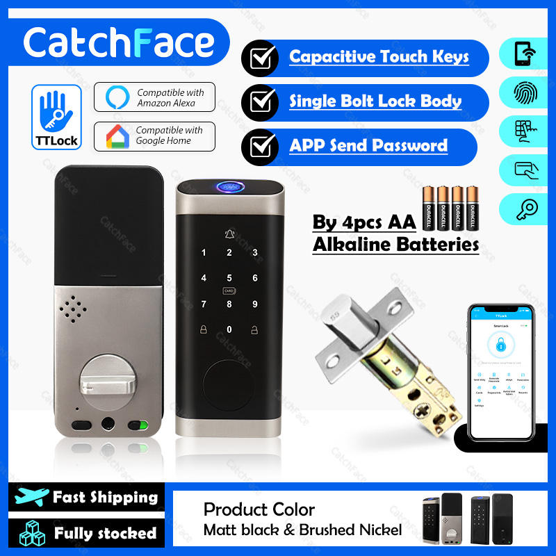 Smart Lock Deadbolt Keypad Bluetooth - Smart Deadbolt Automatic Door Lock Latc