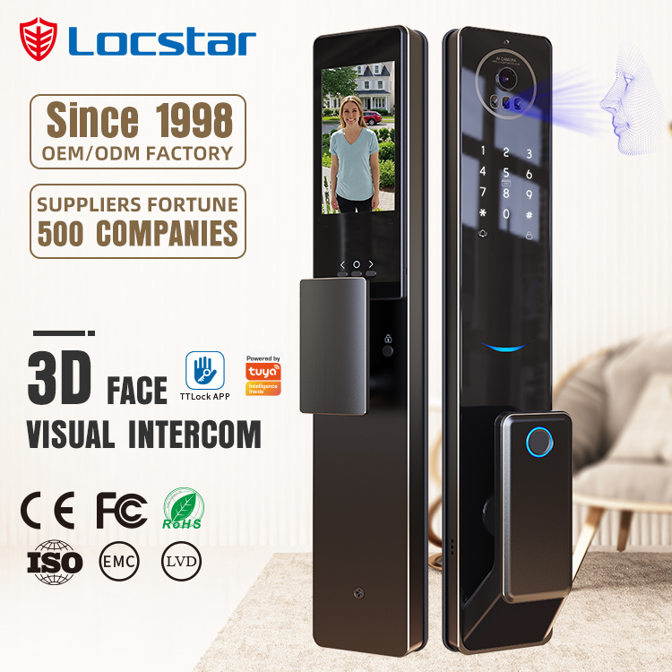 Smart Door Lock With Camera Intercom - Locstar numerical control processing technology 4.5