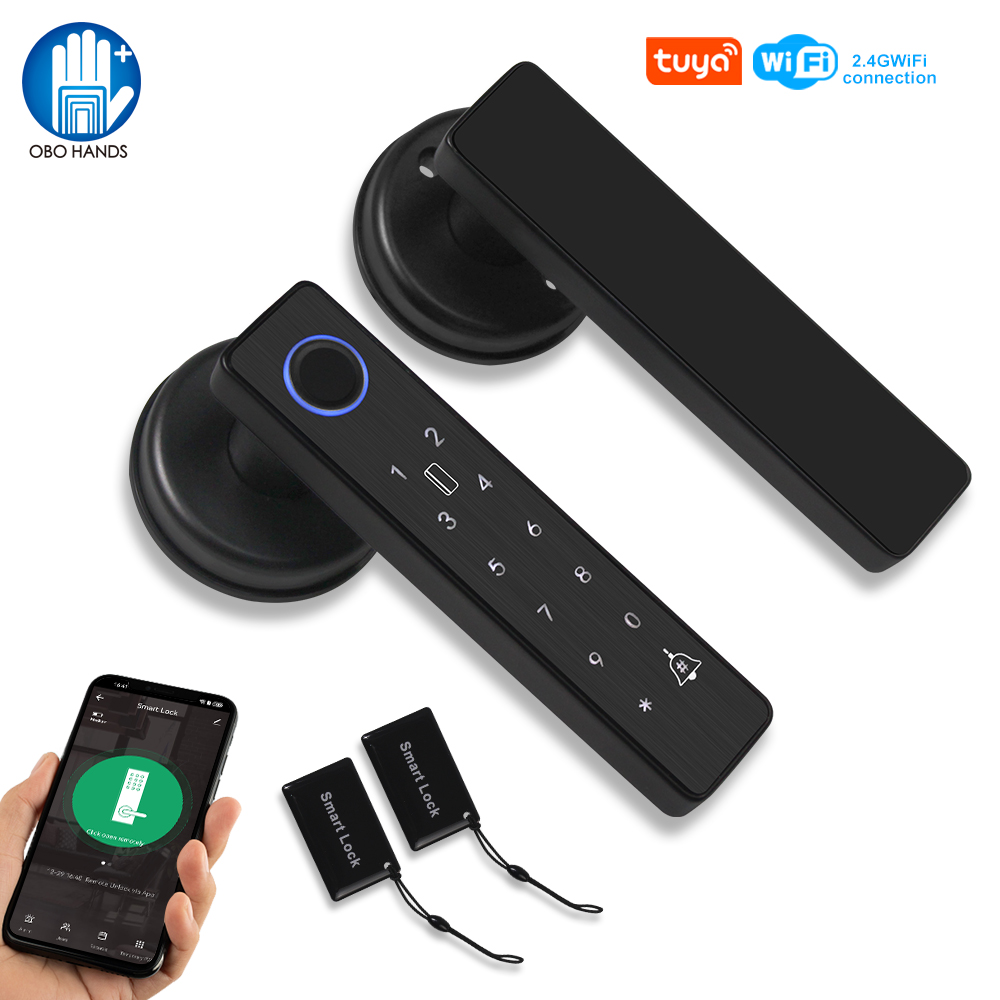 Fingerprint Padlock Weatherproof - WiFi Tuya APP Biometric Fingerprint Smart