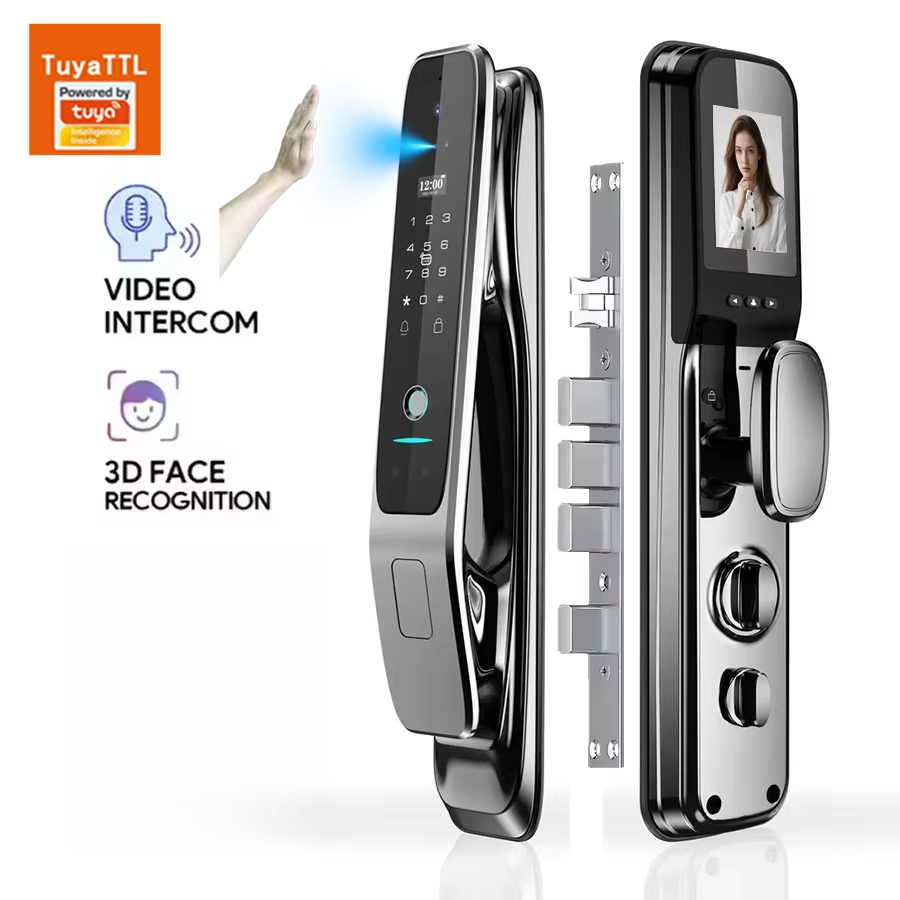 Smart Door Lock Fingerprint Wifi - Tuya Fully Automatic Smart Door Lock