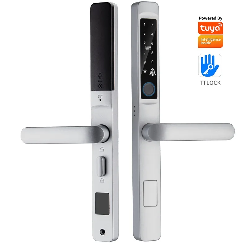 Smart Door Lock Tuya App - Waterproof Aluminum Sliding Smart Door Lock