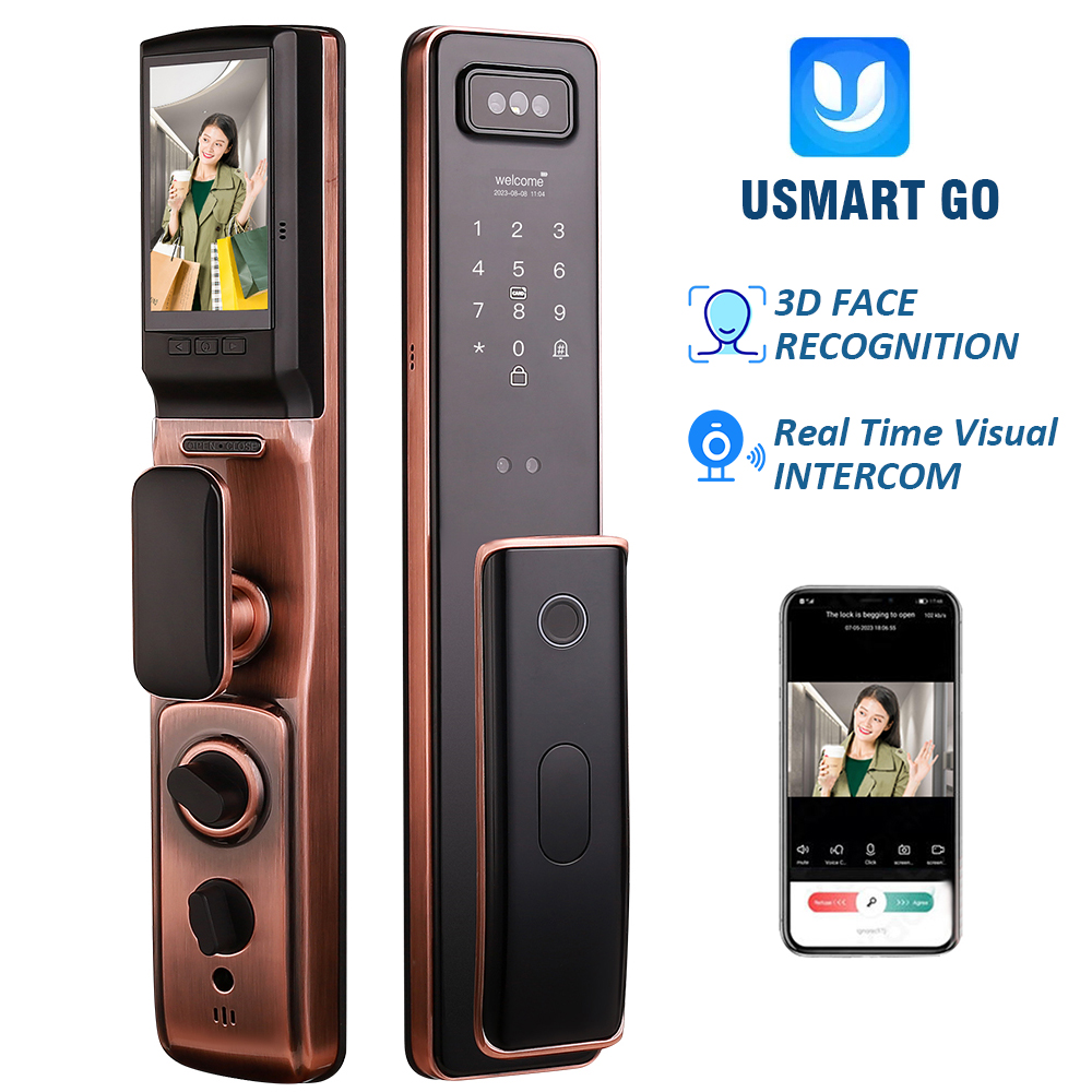 Smart Door Lock With Camera Intercom - Factory Price Real Time Video Intercom