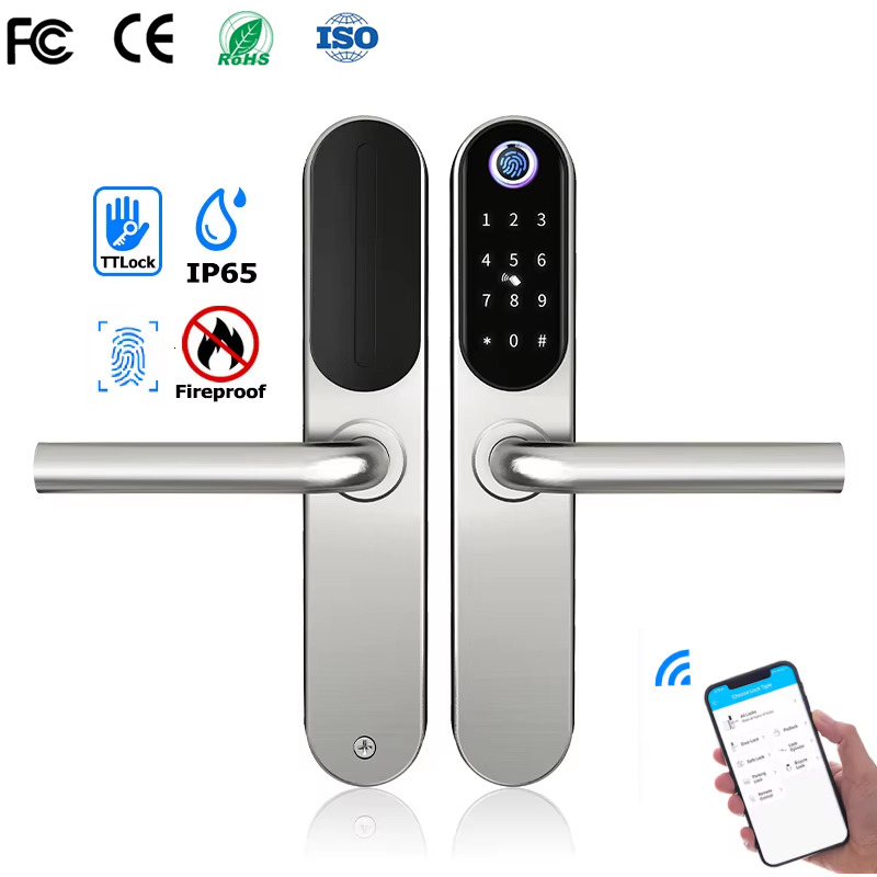 Smart Lock For Sliding Door - 304 Stainless Steel Digital Smart Lock