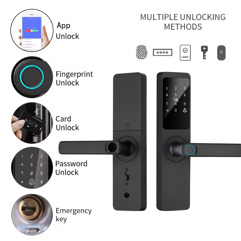 Smart Door Lock Tuya App - Tuya Smart Door Lock Indoor Password