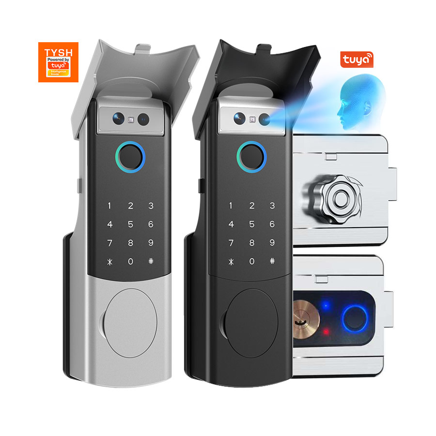 Smart Rim Lock Wifi Fingerprint - Waterproof Rim Lock Fingerprint Lock APP