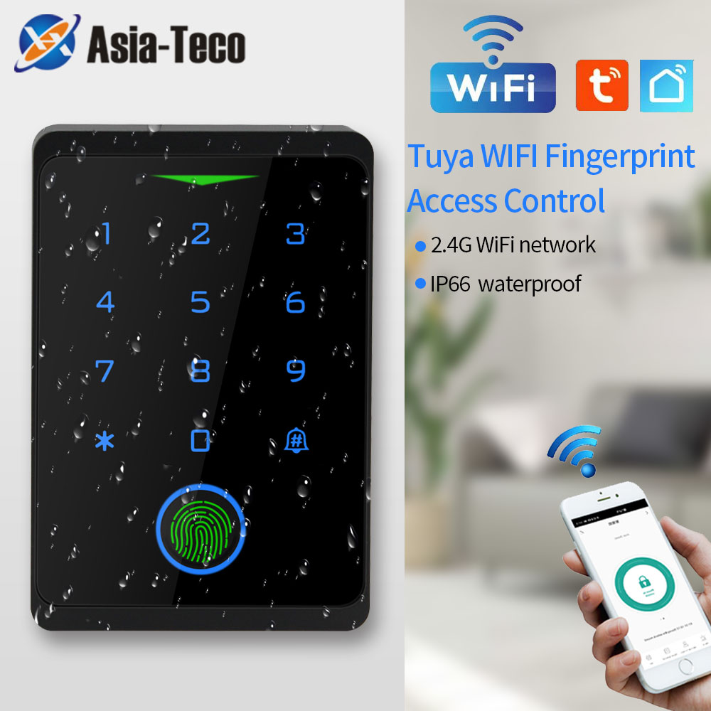 Fingerprint Padlock Weatherproof - Tuya APP Door Lock IP66 Waterproof