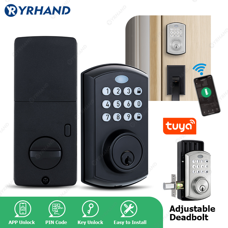 Smart Lock Deadbolt Keypad Bluetooth - YRHAND Security Fechadura Eletronica Waterproof NFC