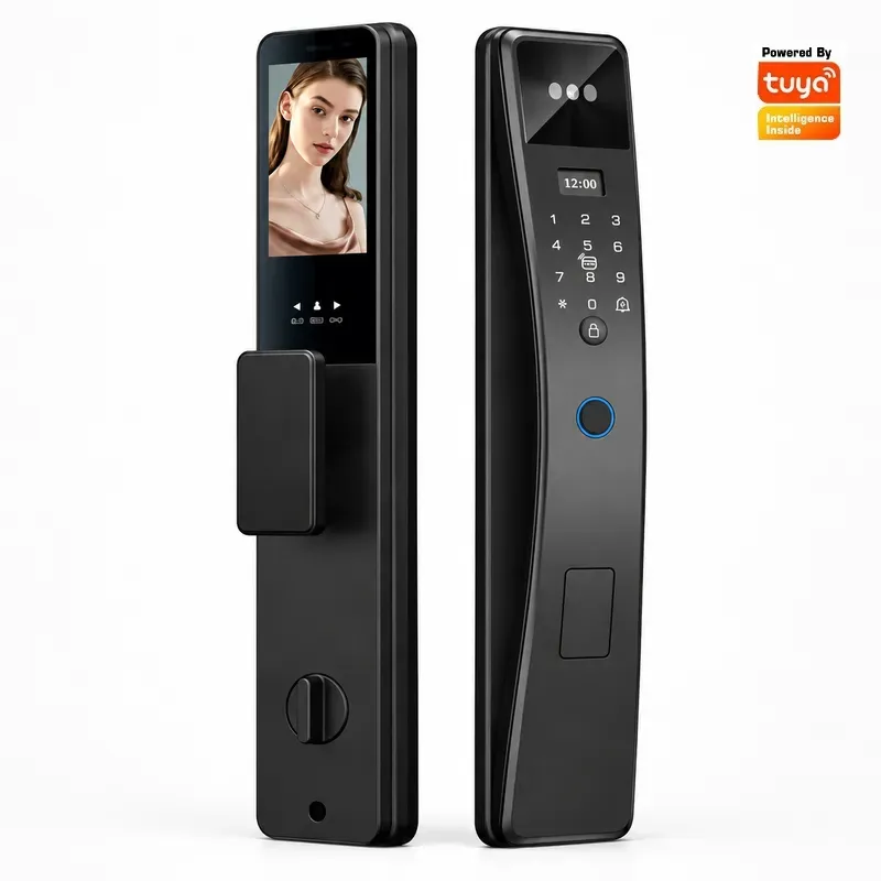 Smart Password Lock Fingerprin - Video Door Lock With Camera Peephole review and price