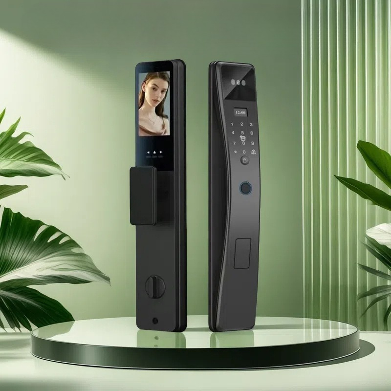 Smart Password Lock Fingerprin - Video Door Lock With Camera Peephole review and price