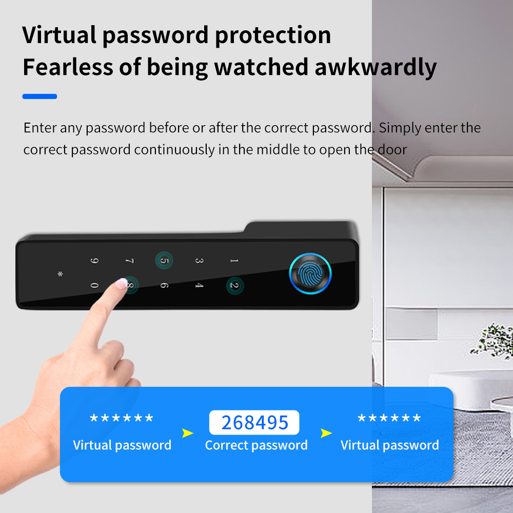 Minimalist Electronic Fingerpr - Fingerprint Padlock Weatherproof review and price