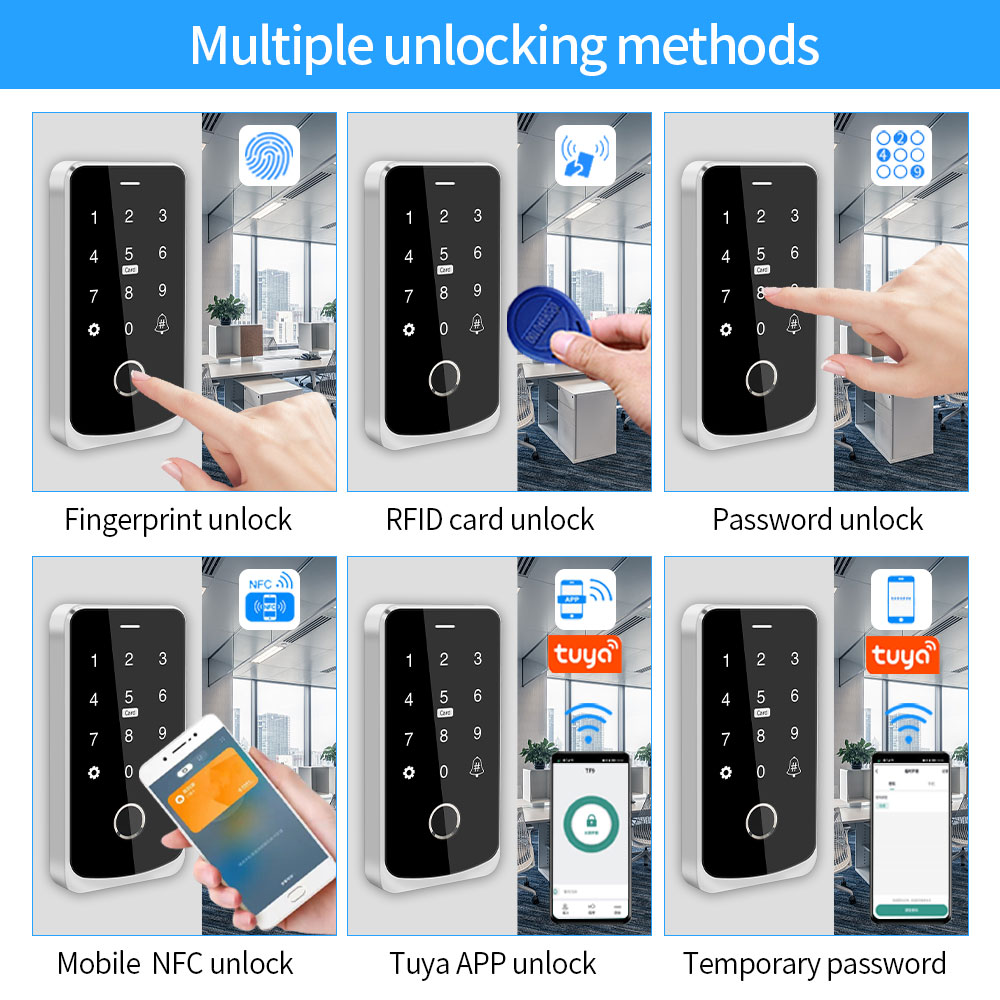 TF9 IP65 Waterproof NFC Finger - Fingerprint Padlock Weatherproof review and price