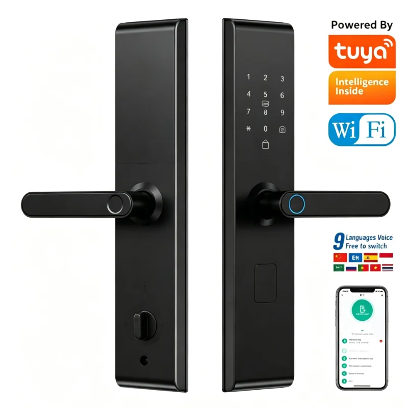 Tuya WiFi Smart Electronic Doo - Smart Door Lock Fingerprint Wifi review and price