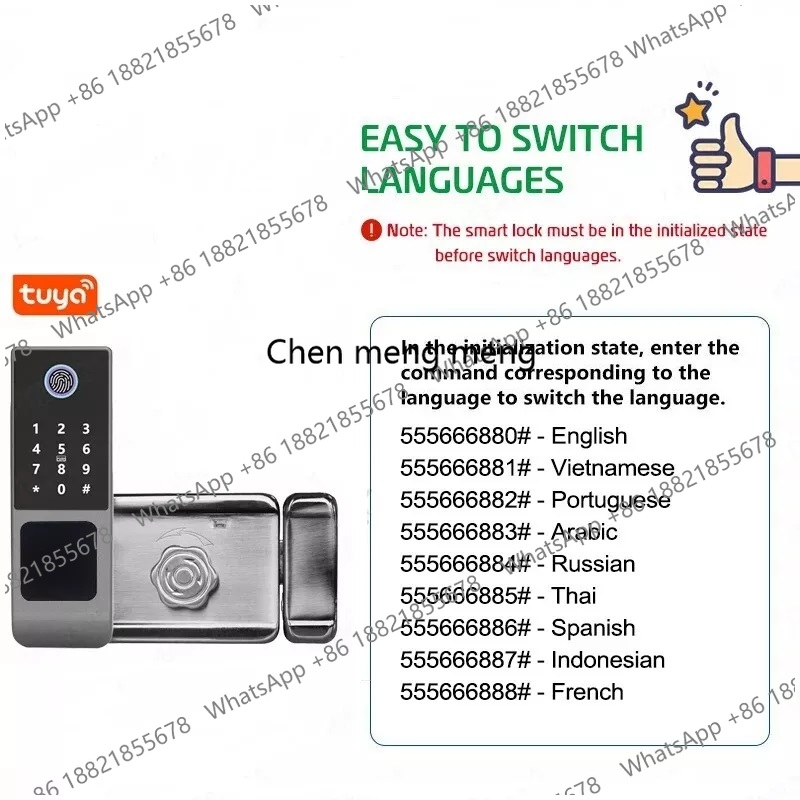 Tuya Wifi Waterproof Smart Loc - Smart Rim Lock Wifi Fingerprint review and price