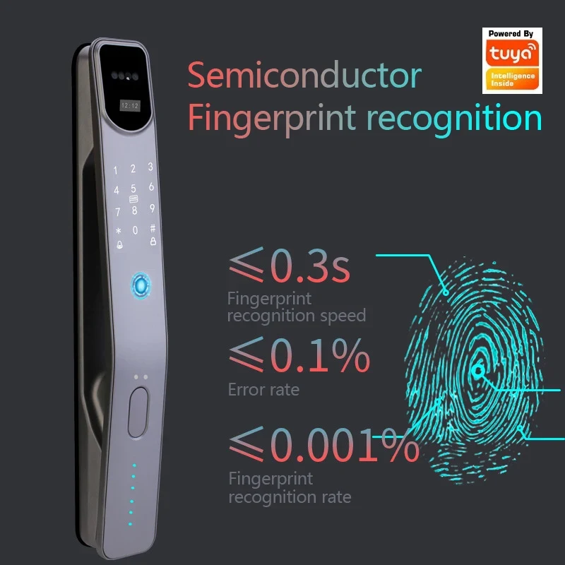WIFI Face Recognition Smart Lo - Smart Door Lock Tuya App review and price