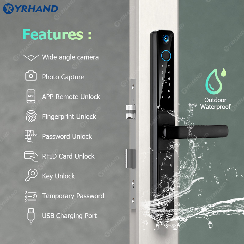 YRHAND IP66 Keyless Cat's Eye  - Smart Lock For Sliding Door review and price