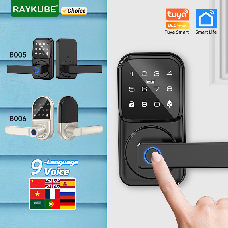 RAYKUBE B005 Tuya BLE Digital  - Smart Lock Deadbolt Keypad Bluetooth review and price