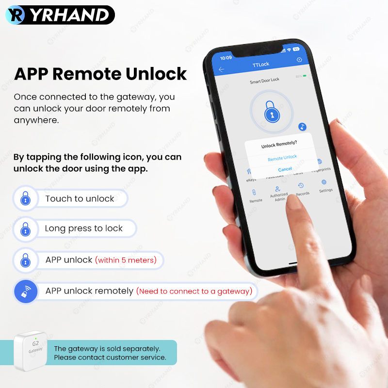 Bluetooth TTLock App Fingerpri - Smart Lock For Sliding Door review and price