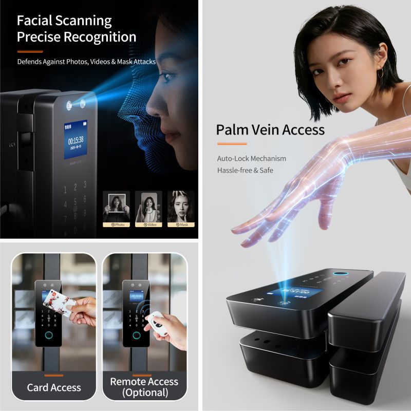 New Design Face Recognition Gl - Face Recognition Door Lock review and price