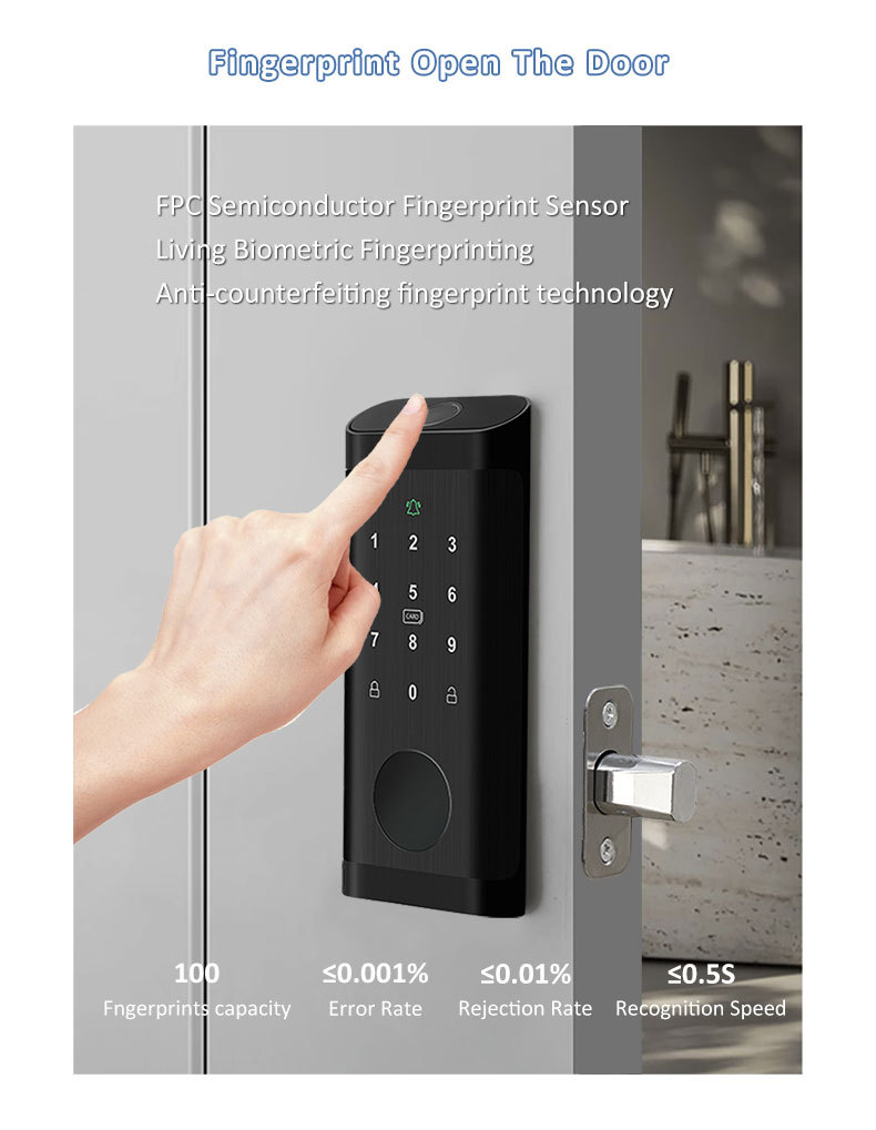 Automatic Deadbolt lock Tuya W - Smart Lock Deadbolt Keypad Bluetooth review and price
