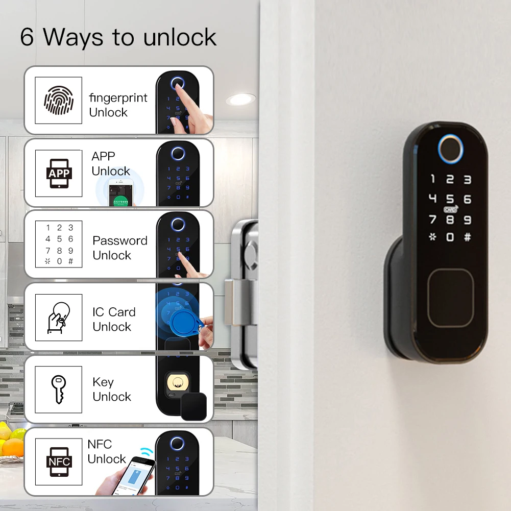 MOES WiFi Tuya Smart Lock Door - Smart Door Lock Fingerprint Wifi review and price