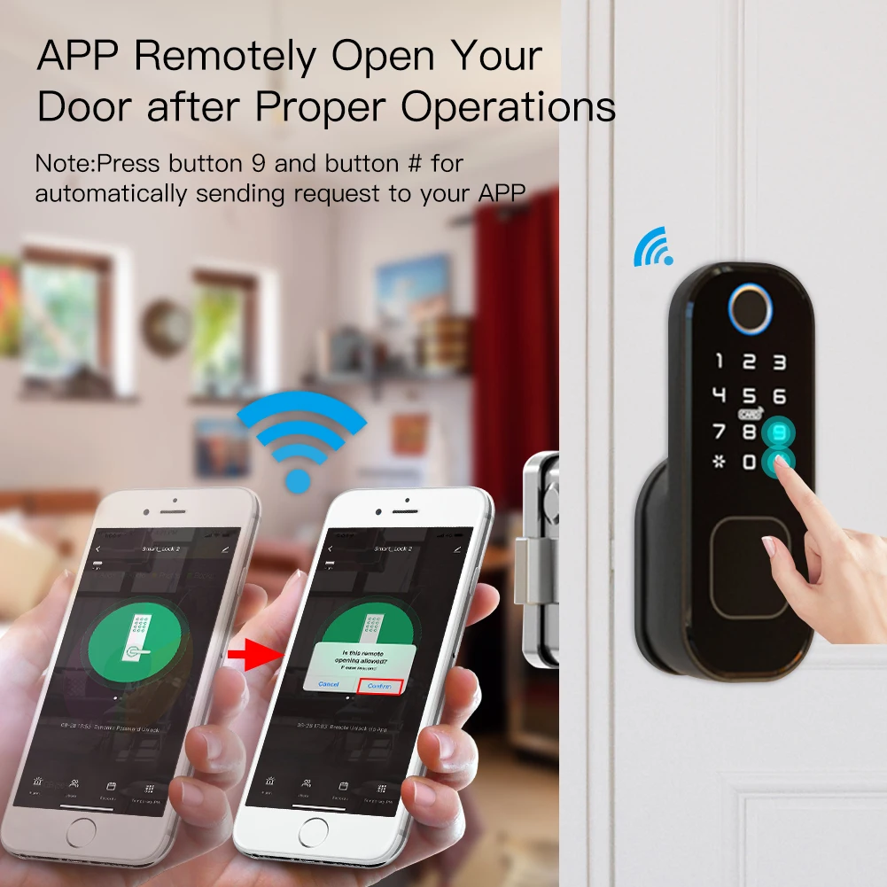 MOES WiFi Tuya Smart Lock Door - Smart Door Lock Fingerprint Wifi review and price
