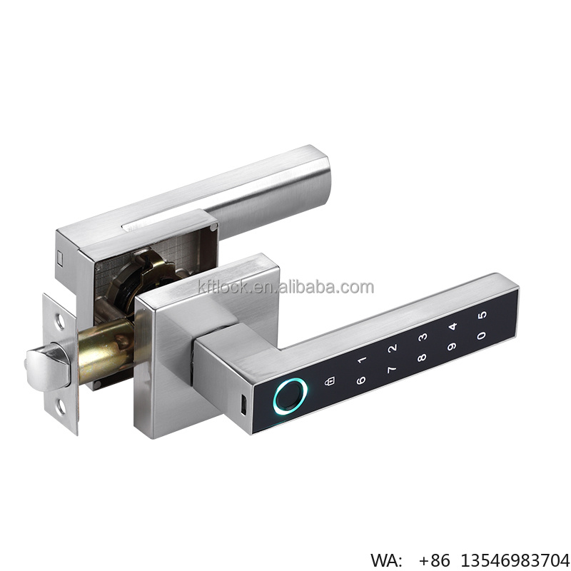 Digital Electric Password Fing - Digital Door Lock Fingerprint Handle review and price