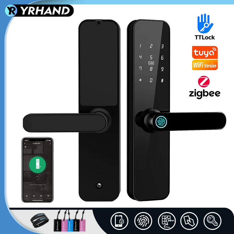 F7 Tuya wifi fechadura eletron - Smart Lock Zigbee Gateway review and price