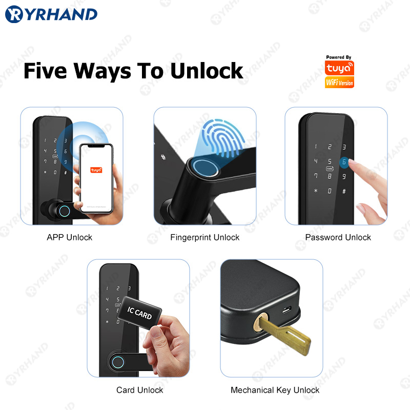 F7 Tuya wifi fechadura eletron - Smart Lock Zigbee Gateway review and price