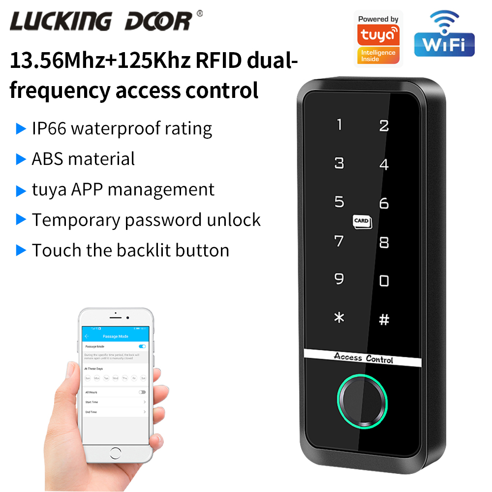 Support Tuya App Electronic Fi - Fingerprint Padlock Weatherproof review and price