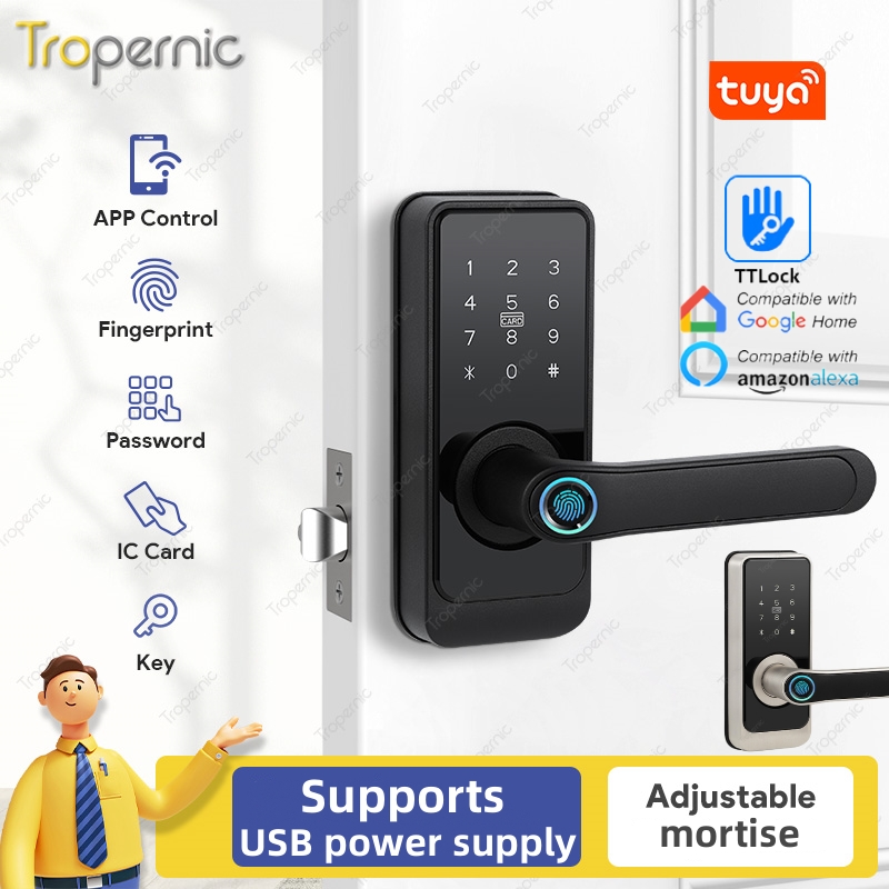 Smart Deadbolt Tuya SmartLife  - Smart Lock Deadbolt Keypad Bluetooth review and price