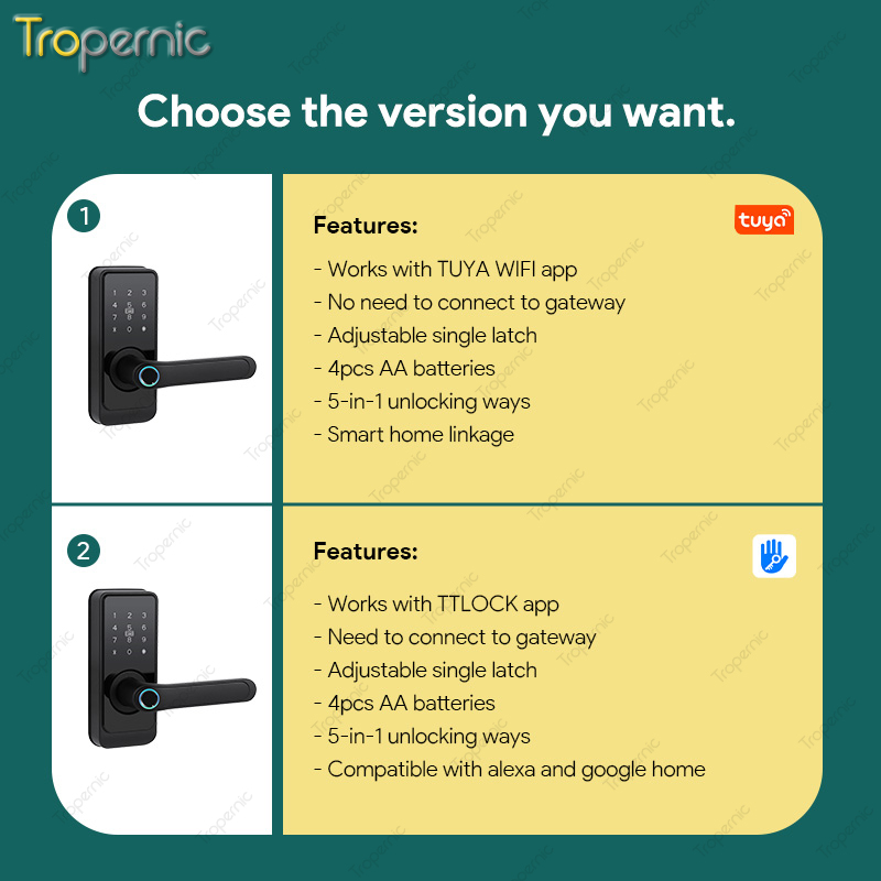 Smart Deadbolt Tuya SmartLife  - Smart Lock Deadbolt Keypad Bluetooth review and price