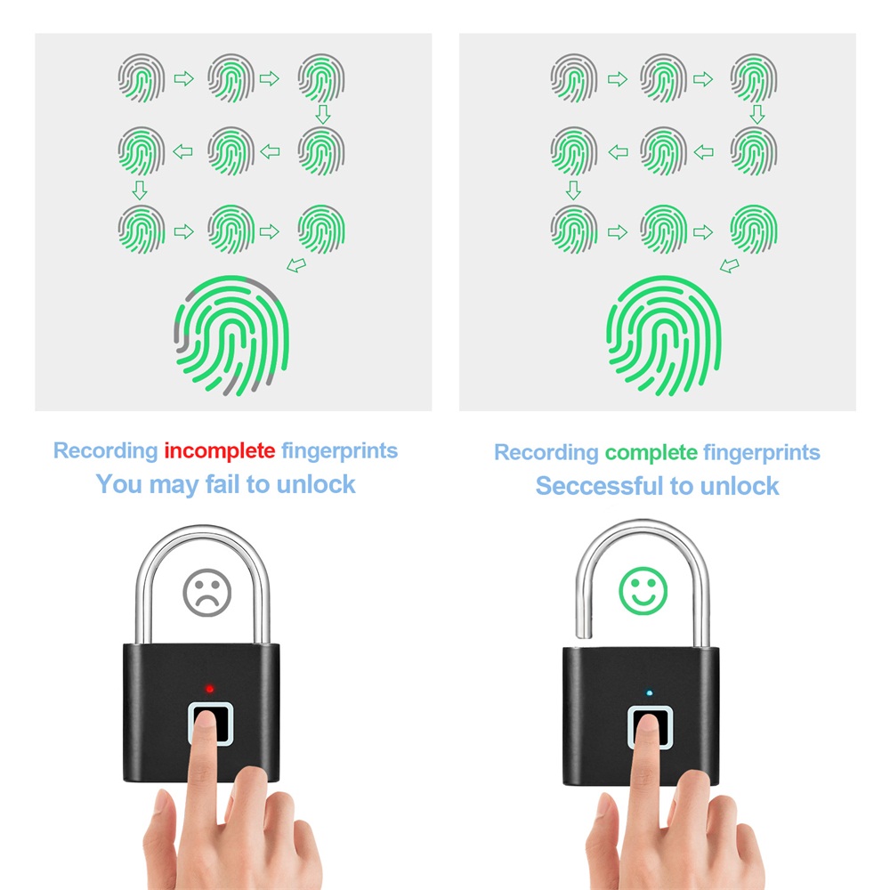 Seeings Guardnes Smart Lock Wa - Fingerprint Padlock Weatherproof review and price