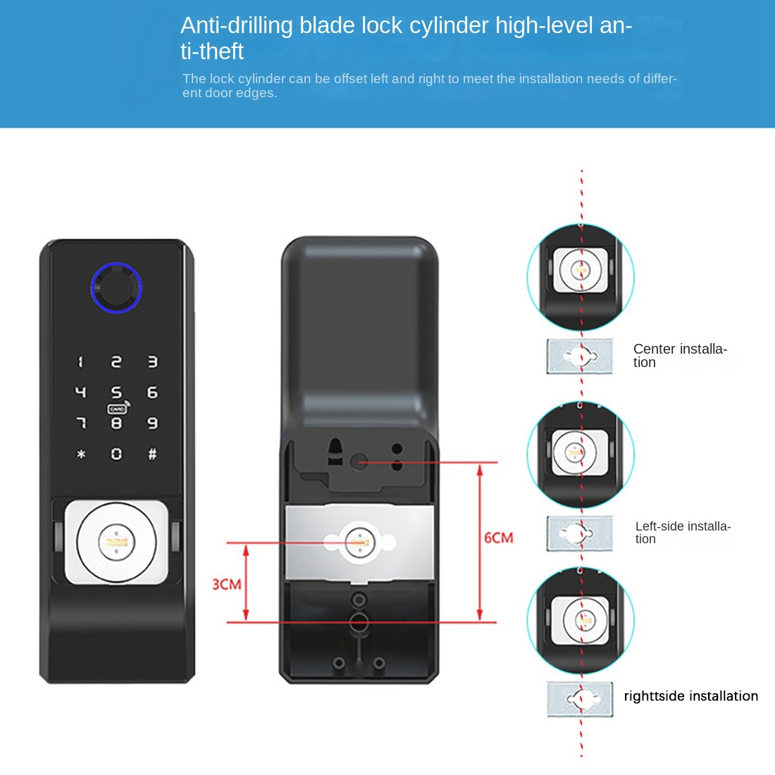 Waterproof Tuya Wifi Smart Doo - Smart Rim Lock Wifi Fingerprint review and price