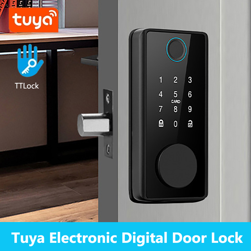 Smart Fingerprint Deadbolt Loc - Smart Door Lock Tuya App review and price