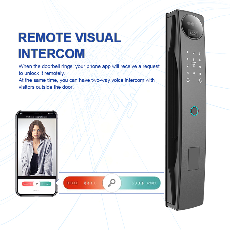 CAMAKT Tuya Smart Door Lock wi - Face Recognition Door Lock review and price