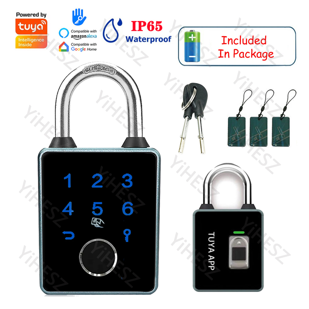 Tuya TTLOCK Smart Padlock APP  - Fingerprint Padlock Weatherproof review and price