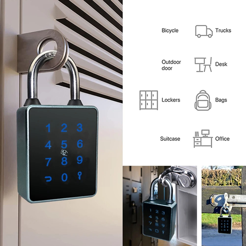 Tuya TTLOCK Smart Padlock APP  - Fingerprint Padlock Weatherproof review and price