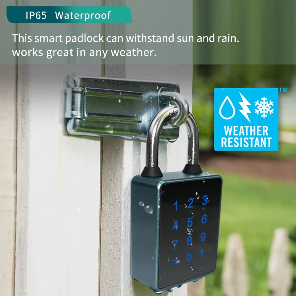 Tuya TTLOCK Smart Padlock APP  - Fingerprint Padlock Weatherproof review and price