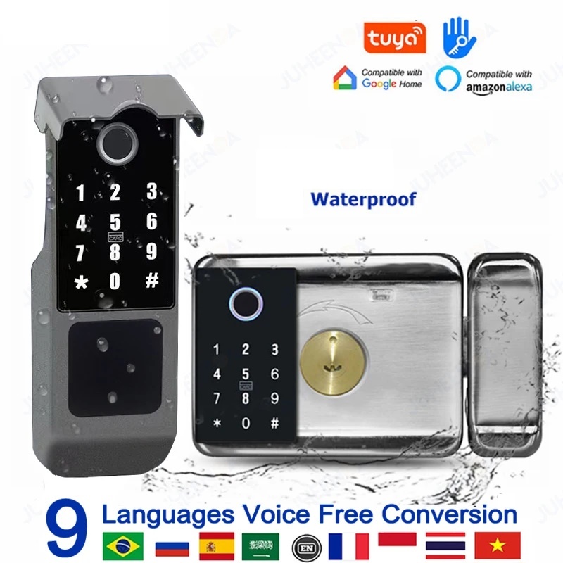 Tuya Wifi Waterproof Smart Loc - Smart Rim Lock Wifi Fingerprint review and price