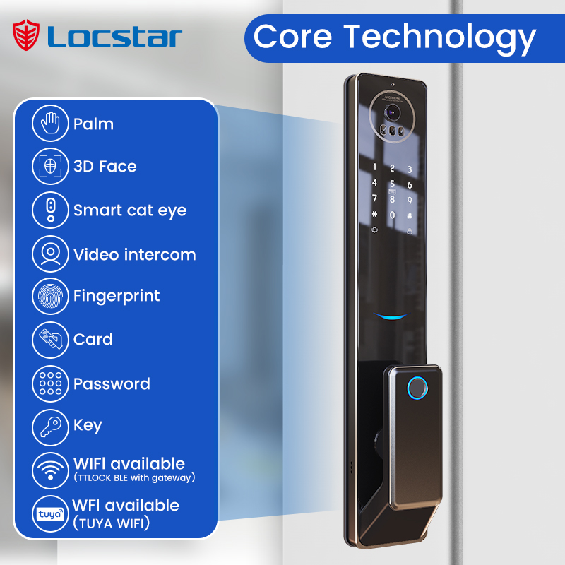 Locstar numerical control proc - Smart Door Lock With Camera Intercom review and price