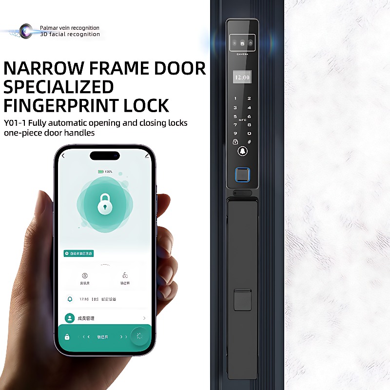 3D Face ID Smart Door Lock Pal - Smart Door Lock 3D Face Palm Vein review and price