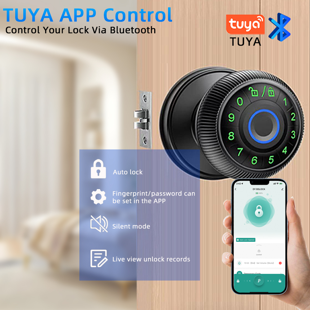 CDOK Q6 Tuya Bluetooth Smart B - Smart Lock Zigbee Gateway review and price