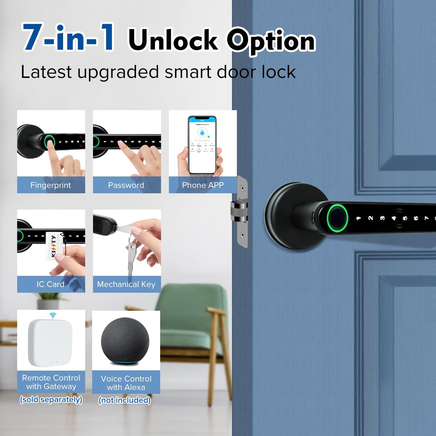 Smart Fingerprint Door Lock Ha - Digital Door Lock Fingerprint Handle review and price