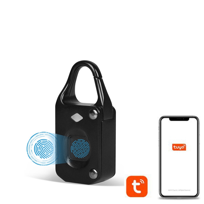 Tuya Bluetooth Mini Fingerprin - Fingerprint Padlock Weatherproof review and price