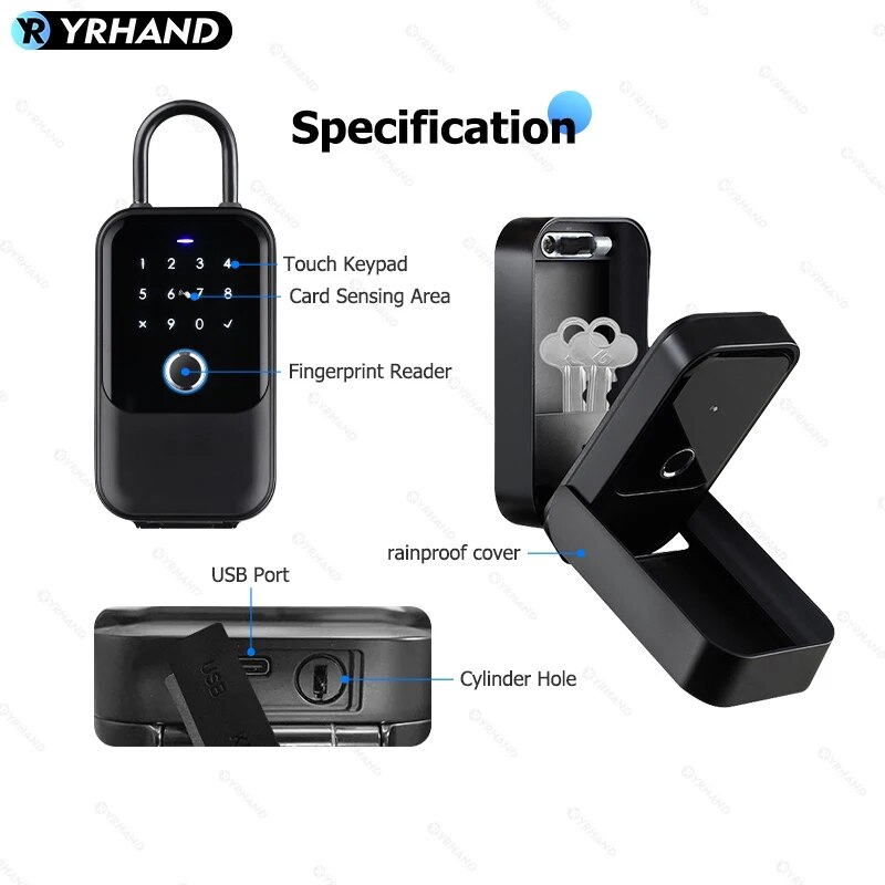 TTlock Smartkey Lock Box Home  - Smart Door Lock Fingerprint Wifi review and price