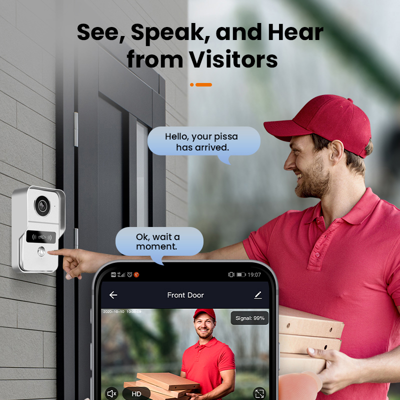 Tuya Smart 1080P Doorbell Came - Smart Door Lock With Camera Intercom review and price