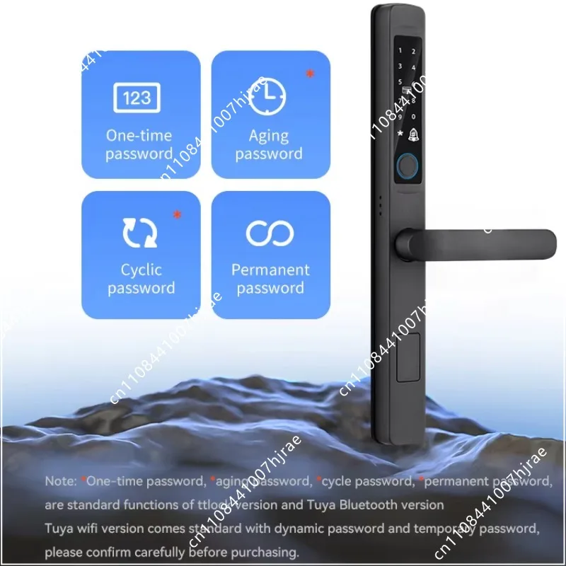 Waterproof Aluminum Sliding Sm - Smart Door Lock Tuya App review and price